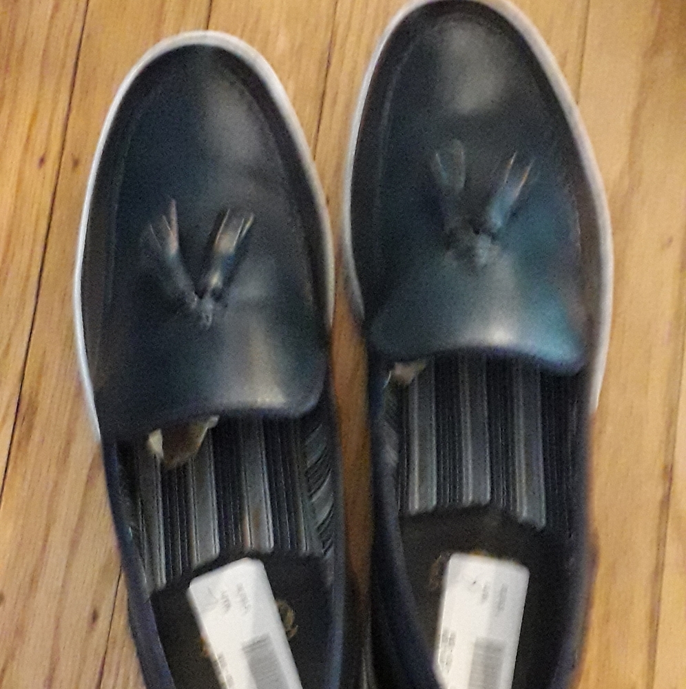Blue shoes